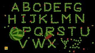  ABC SONG | ABC Songs for Children | Learn A-Z Alphabet with Watermelon ABC Letters for Kids