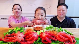 Mukbang Nguyên Mâm Bạch Tuộc Siêu Ngon Siêu Hấp Dẫn [Chaewon Family]