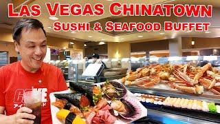 Vegas Chinatown's Ultimate Sushi & Seafood Japanese Buffet Feast!