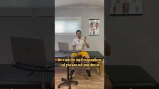 TOP 5 questions to ask your doctor pt.1 #eds #ehlersdanlos #pots #pt #hypermobility