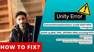 Gradle Build Failed | Unity game development| Trending Solution 2023