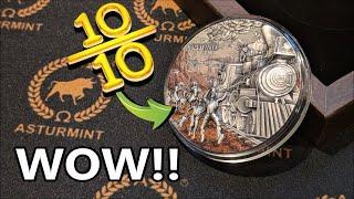 Around The World In 80 Days 3 oz Silver by The Astur Mint!