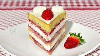 Mascarpone & fruits cake (CC Eng Sub) | JamilaCuisine