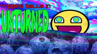 Tripping Balls by Eating Blueberries in a game called UNTURNED (Lets Play)