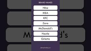 Can You Pronounce These Brand Names in English?