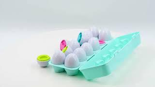 12 Shape Sorter Eggs - The Magic Toy Shop