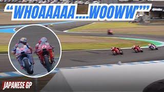 Japanese Fans REACTION of Intense Last Lap Battle between Marquez and Bastianini #JapaneseGP