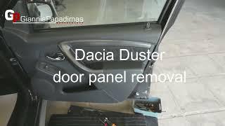 Dacia Duster door panel removal