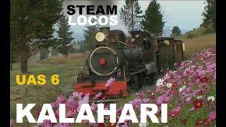 Steam Locomotives on narrow gauge: Kalahari NG15, UAS6