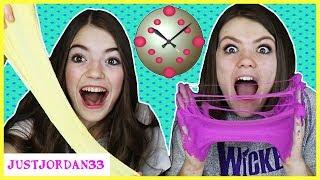 30 SECOND Slime Challenge! Making Slime SUPER Fast / JustJordan33