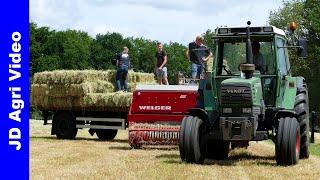 Fendt Farmer 308 LS + Welger | Baaltjes persen | Pressing bales | P van den Hardenberg Elspeet