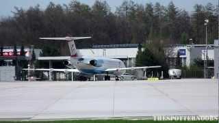 Austrian Airlines Fokker 100 takeoff