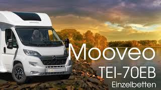 Wohnmobil Mooveo TEI 70EB  KOMPLETTPREIS-PAKET All-IN-ONE  Reisemobil mit Einzelbetten