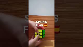 RECREATING SPAIN'S FLAG ON A 3×3 PART 46 (SPEED CUBER AUD)