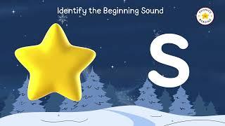 Phonics Games | Identifying the Beginning Sounds in Christmas Words #phonics #toddlers