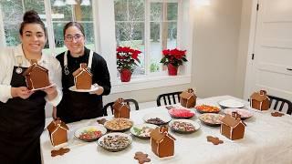 We Didn't Know if We Could Get it All Done! Making and Assembling 11 Gingerbread Houses