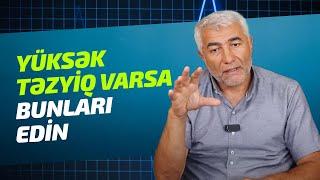 Yüksək təzyiq varsa bunları edin | Fizuli Hüseynov