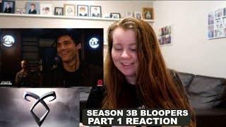 SHADOWHUNTERS - SEASON 3B BLOOPERS PART ONE REACTION