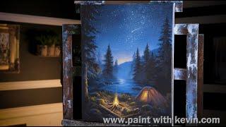 Starry Night Sky Painting