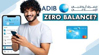 How to Open ADIB Bank Account Online 2025 | Zero Balance?