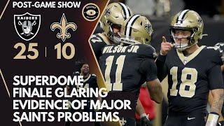 Superdome Finale Gives Glaring Evidence Of What's Wrong With the Saints: Week 17 Post-Game Show