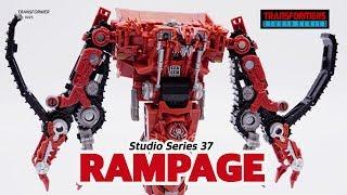 Transformers Studio Series RAMPAGE Constructicons Devastator SS-37 Video Review!