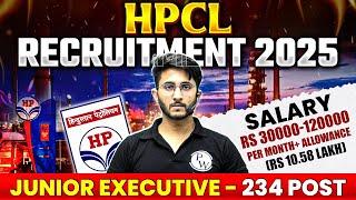 HPCL Recruitment 2025 | HPCL Notification 2025 | HPCL JE Vacancy 2025