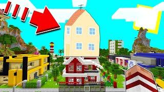 LA CASA DE PEPPA PIG APARECE ENCIMA DE MI CASA EN MINECRAFT