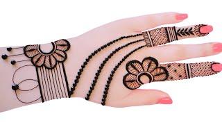 easy top Arabic mehndi design-weddingDulhan special #mehndidesign-simple#henna #madhi#eid #mehandi