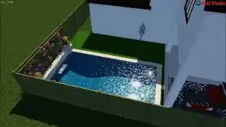 627 Merrill Pool Rendering