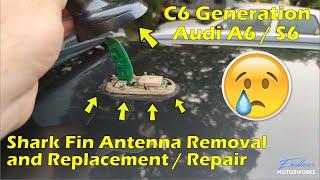 Shark Fin GPS Antenna Removal and Replacement / Repair on an Audi A6 C6 4F (2004 - 2011)