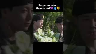 our cuties are back #bts #army #armyxkpop #jimin #jk #kpop