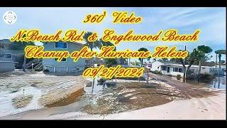 360' Video N. Beach Rd. & Englewood Beach after Helene