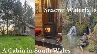 A slow week in a cabin in South Wales / Exploring beaches and finding hidden waterfalls