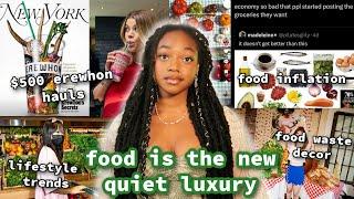 food is the new luxury status symbol