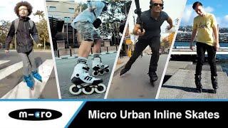 Bill Stoppard, Tiago Inline Skater, Brandon Drummond and Ricardo Lino Skate Micro Urban Skates