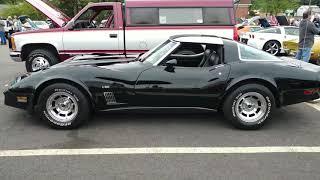 1980 BLACK CHEVROLET CORVETTE T-TOPS