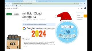 mini lab : Cloud Storage : 3 | #qwiklabs | #trivia | [With Explanation️]