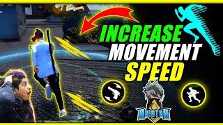 How To Increase Movement Speed In Free Fire | Like raistar , Movement Speed Trick Free Fire 