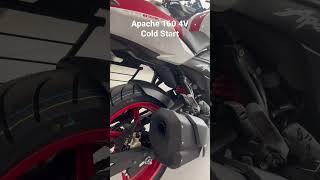 Apache 160 4V Cold Start Exhaust sound