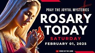 HOLY ROSARY SATURDAY ️ Rosary Today - February 01 ️ Joyful Mysteries