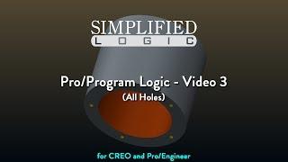 Pro/Program LOGIC for CREO & Pro/E - Video 3