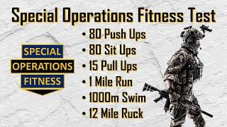 The Special Operations Fitness Test