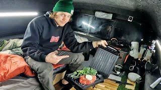 Making Gourmet George Foreman Meals in my Truck