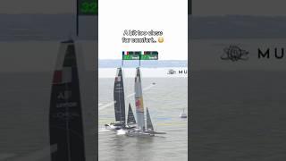 A CLOSE CALL in practice‼️#SailGP #sailing #racing #NewYorkSGP