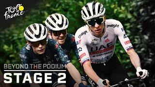 Recapping Stage 2 at Tour de France 2024 | Beyond the Podium | NBC Sports