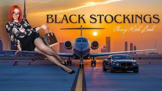 Alexis tries Black Stockings ‍ Classy Rich Look  (feat. SugarDaddyMeet)