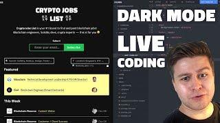 Making Dark Mode from CryptoJobsList com