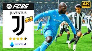 EA FC 25 Juventus vs Napoli | Serie A 2025 | Day #5 - Gameplay PS5 4K 60fps