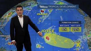 Tropical Storm Joyce forms in Atlantic with 40 mph winds